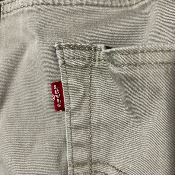 Levi’s 540 Jeans Men’s 40/32 Beige Tapered Leg Mid Rise Casual Stretch Comfort - Picture 15 of 16